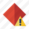 Rhombus Red Warning Icon