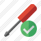 Screwdriver Ok Icon