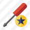 Screwdriver Star Icon