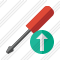 Screwdriver Upload Icon