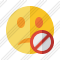 Smile Unhappy Block Icon