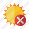 Sun Cancel Icon