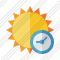 Sun Clock Icon