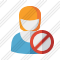 User Woman 2 Block Icon