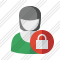 User Woman Lock Icon