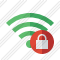 Wi Fi Green Lock Icon