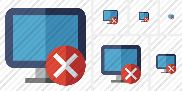 Monitor Cancel Icon