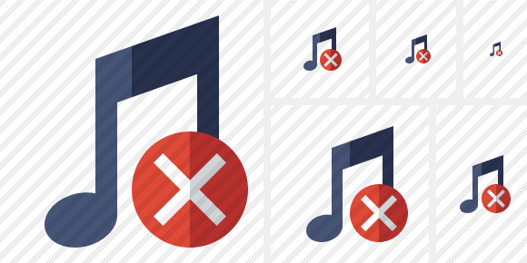 Music Cancel Icon