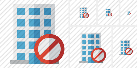 Office Building Block Icon