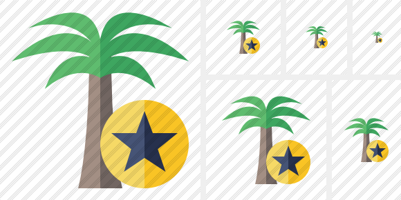 Icone Palmtree Star