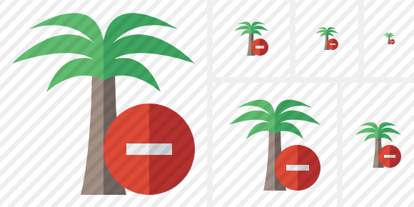 Palmtree Stop Icon