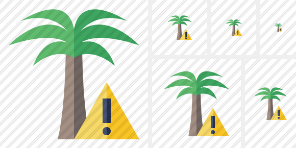 Palmtree Warning Icon