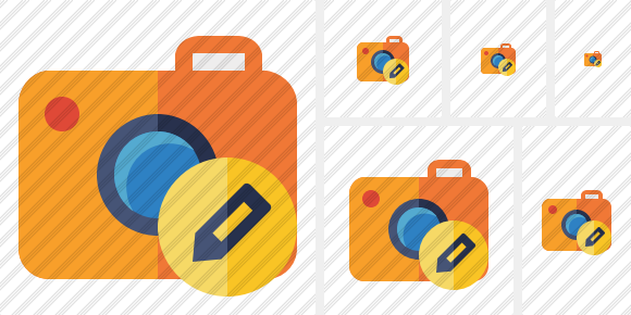 Photocamera Edit Icon