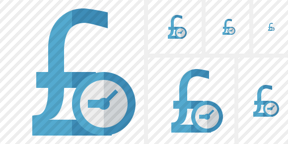 Pound Clock Icon