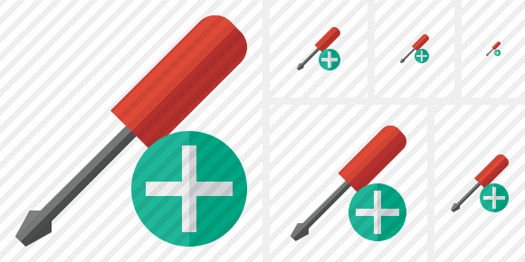 Screwdriver Add Icon