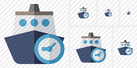 Ship 2 Clock Icon