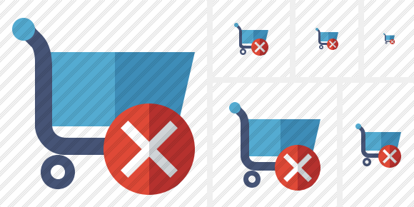 Shopping Cancel Icon