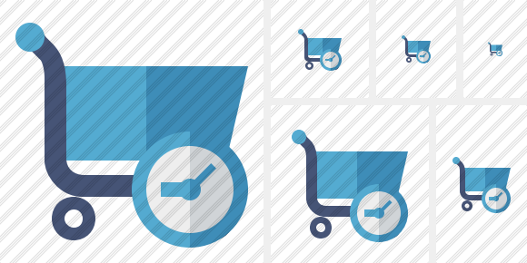 Shopping Clock Icon