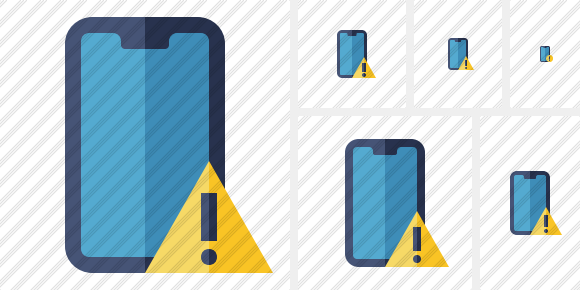 Icone Smartphone 2 Warning