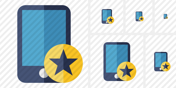 Smartphone Star Icon