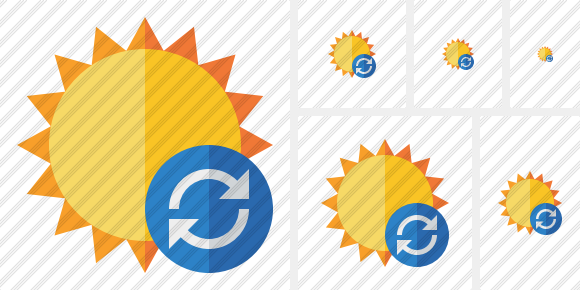 Sun Refresh Icon