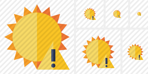 Sun Warning Icon