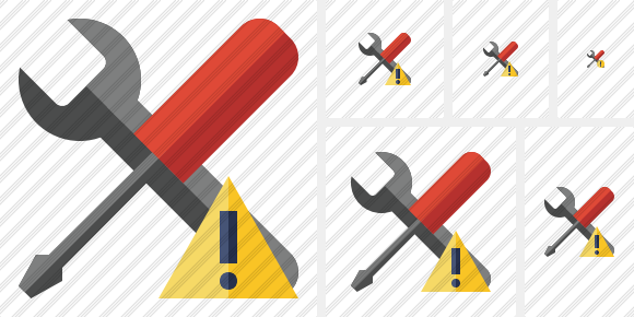 Icone Tools Warning