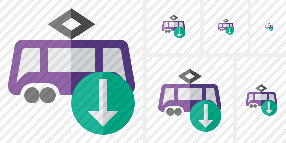 Tram Download Icon