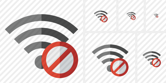 Wi Fi Block Icon