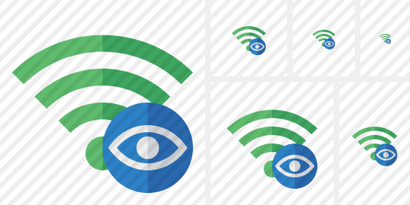 Wi Fi Green View Icon