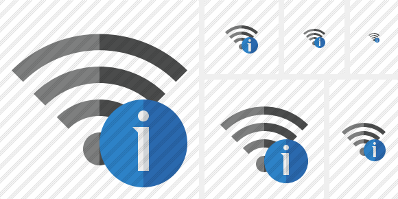 Icone WI Fi Information