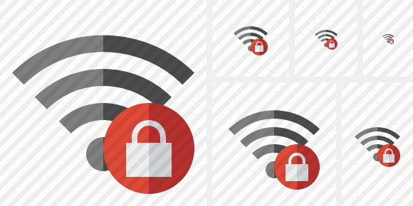 Wi Fi Lock Icon