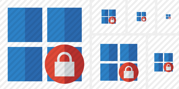 Windows Lock Icon