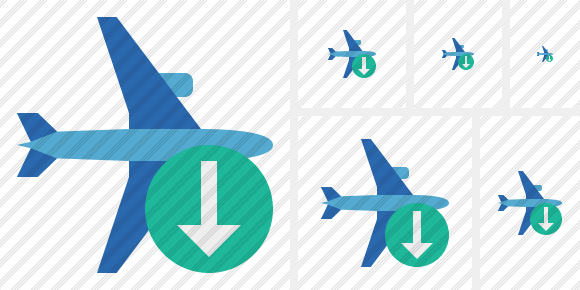 Airplane Horizontal 2 Download Icon