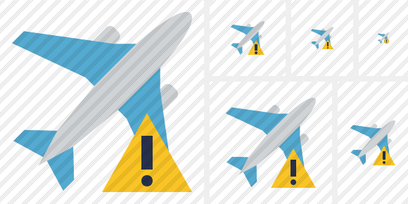 Airplane Warning Icon