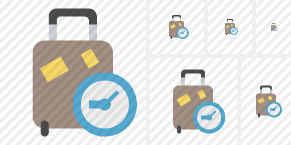 Baggage Clock Icon