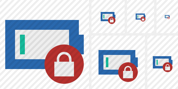 Icone Battery Empty Lock