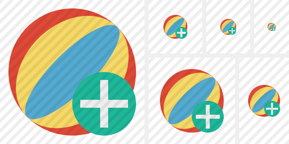 Beach Ball Add Icon