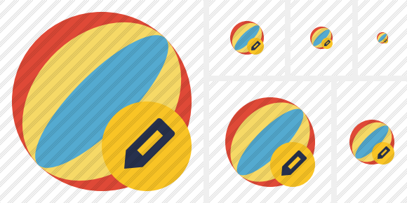 Beach Ball Edit Icon