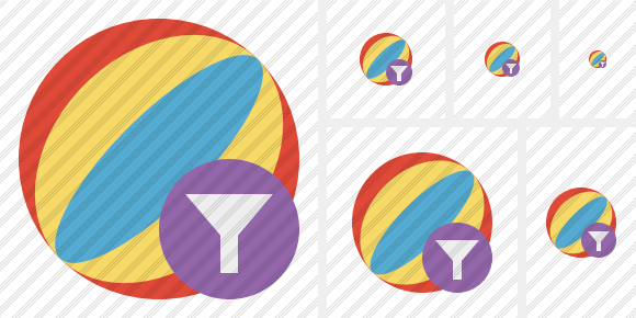 Beach Ball Filter Icon