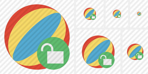 Beach Ball Unlock Icon