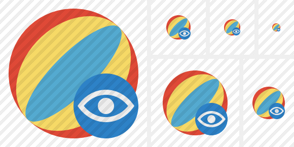 Beach Ball View Icon