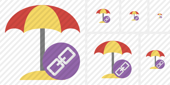 Beach Umbrella Link Icon