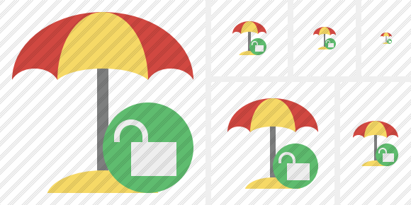 Beach Umbrella Unlock Icon