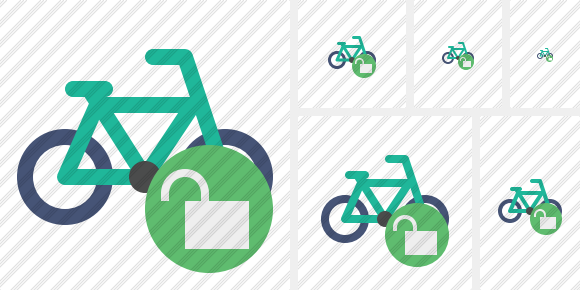 Bicycle Unlock Icon