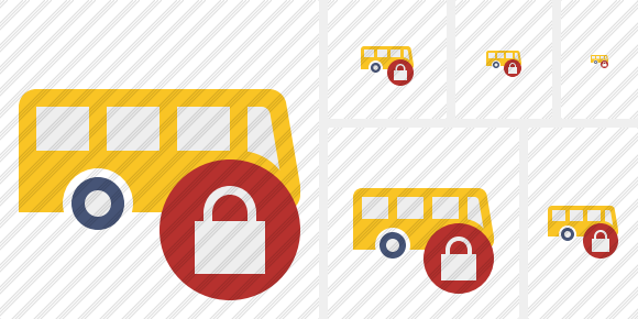 Bus Lock Icon