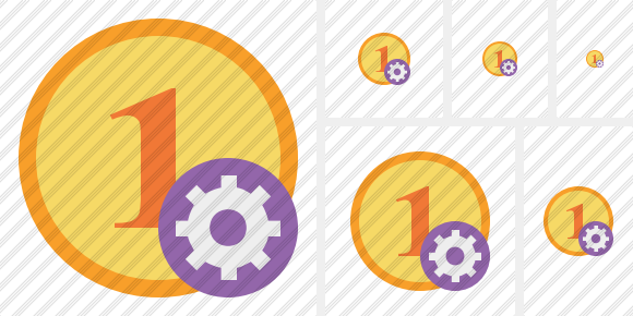 Coin Settings Icon Coin Settings Icon