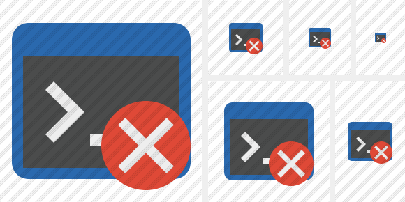 Icone Command Prompt Cancel