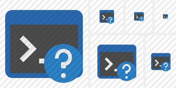 Icone Command Prompt Help