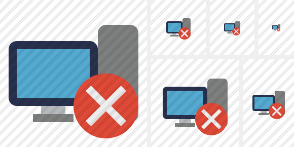Computer Cancel Icon